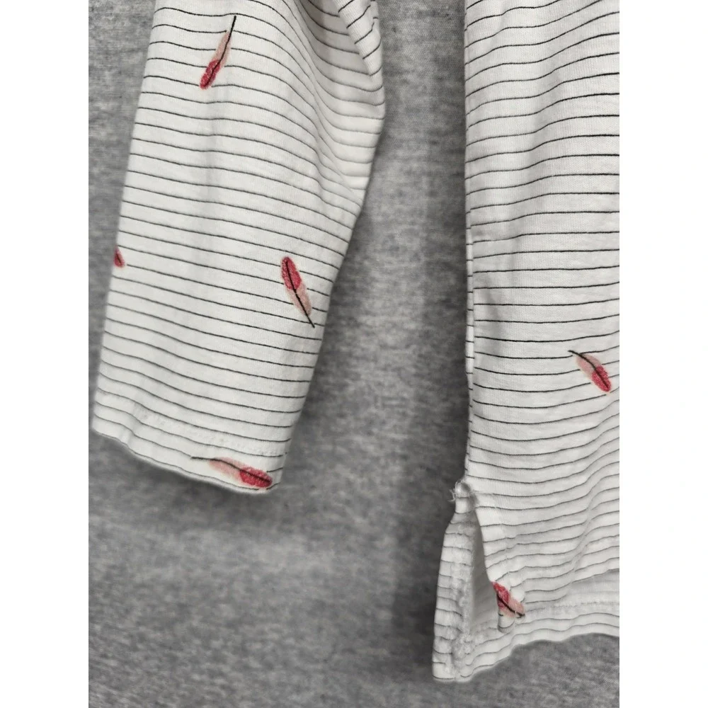 Zara Girls Hummingbird Sparkles Shirt Size 8 Long Sleeve Minor Flaws